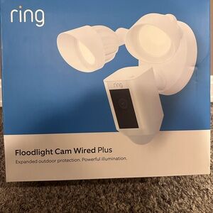 Ring Floodlight Cam Wired Plus in White